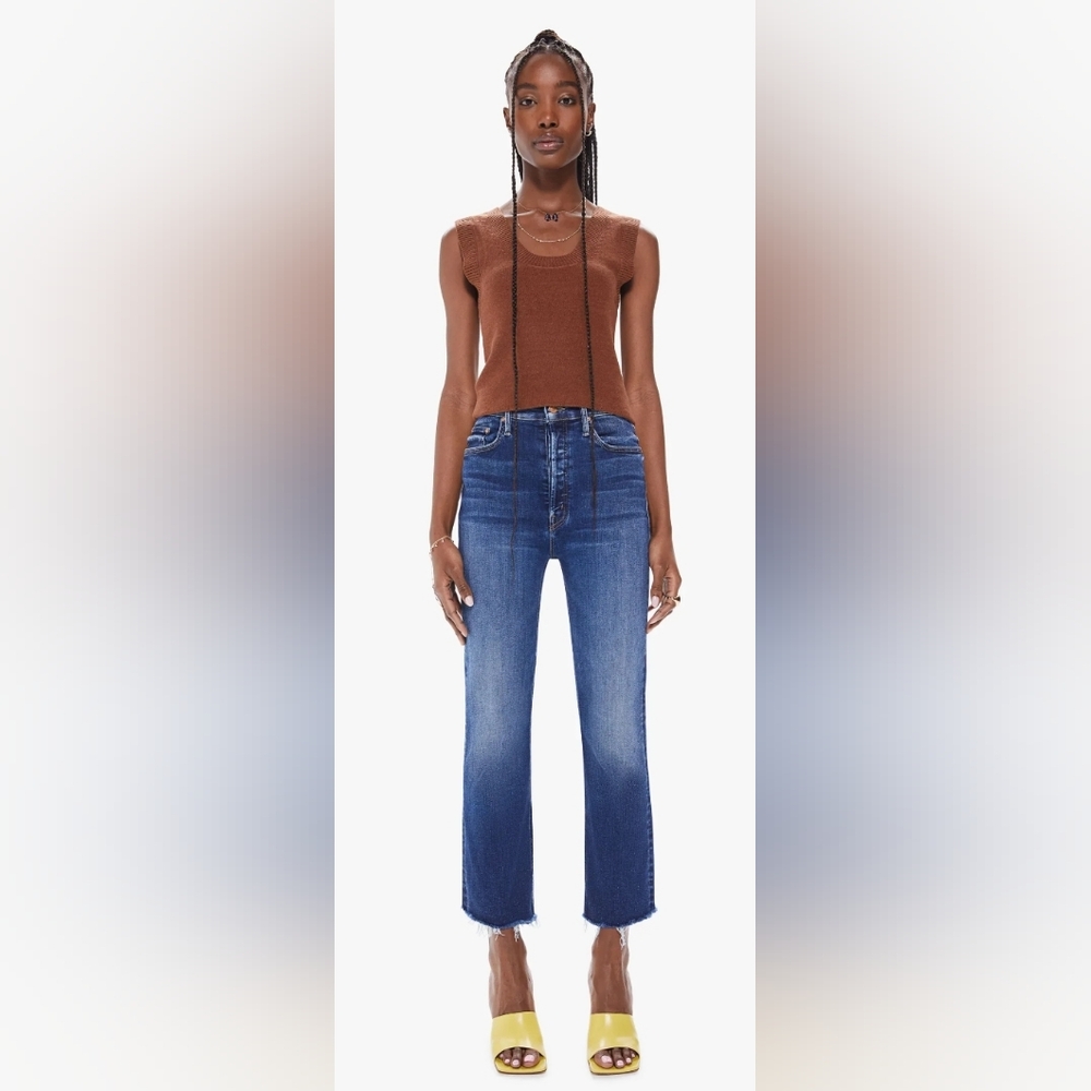 Mother The Tripper Ankle Fray Jeans